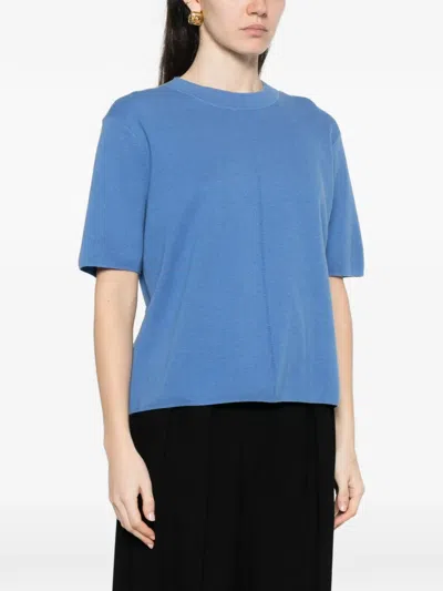 Bompard Round-neck T-shirt In Blue