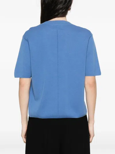Bompard Round-neck T-shirt In Blue