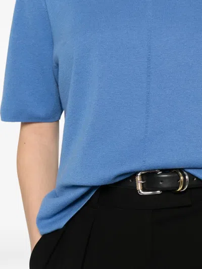 Bompard Round-neck T-shirt In Blue