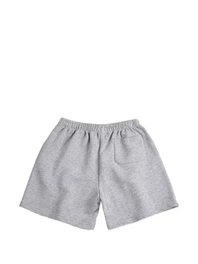 Bobo Choses Logo-print Drawstring Bermuda Shorts In Gray