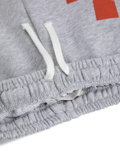 Bobo Choses Logo-print Drawstring Bermuda Shorts In Gray