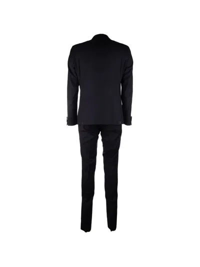 Corneliani Completi Buttoned Suit In Blue