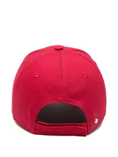 Bless Embroidered Cap In Red