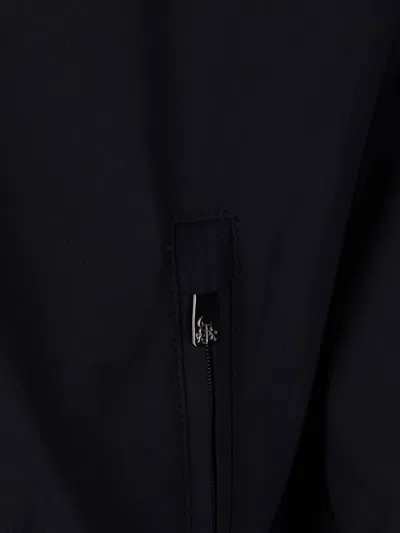 Corneliani Zip-up Jacket In Black