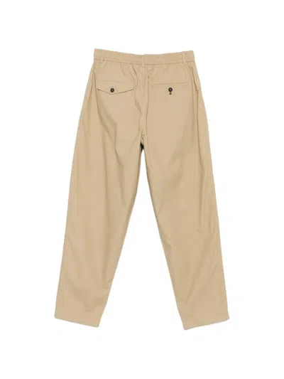 Universal Works Elasticated Trousers In Brown