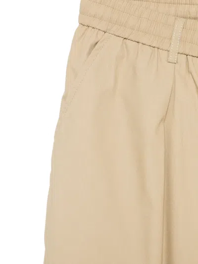 Universal Works Elasticated Trousers In Brown