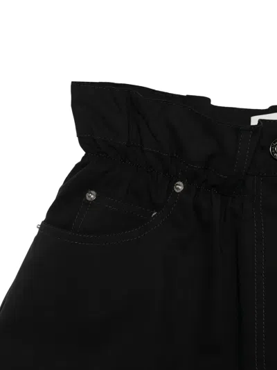 System Belt-loop Pocket Shorts In Black