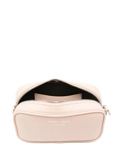 Emporio Armani Camera Shoulder Bag Adjustable Strap Design In Pink
