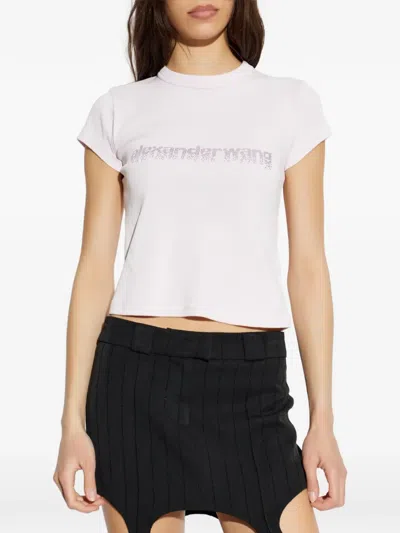 Alexander Wang Hotfix-graphic T-shirt In Multi
