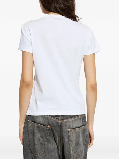 Lacoste T Shirt In Soft Cotton Relaxed Fit In White