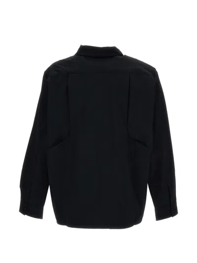 Pas Normal Studios Buttoned Shirt Jacket In Black