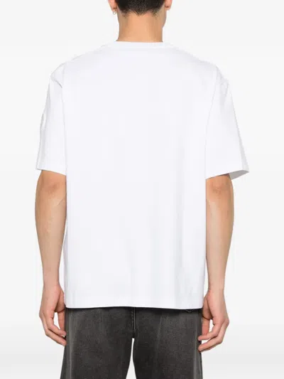 Canada Goose Gladstone Tshirt Embroidered In White