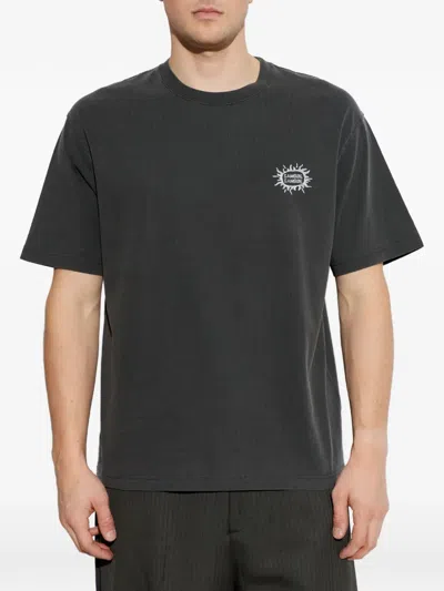 Samsoe & Samsoe Graphic-print T-shirt In Black