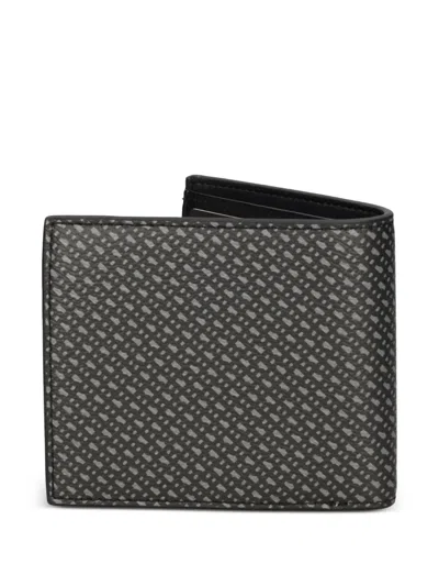 Hugo Boss Patterned Wallet In Black
