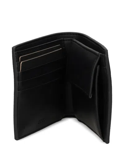 Hugo Boss Patterned Wallet In Black