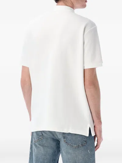 Polo Ralph Lauren Cotton Polo Shirt With Frontal Embroidered Logo In White
