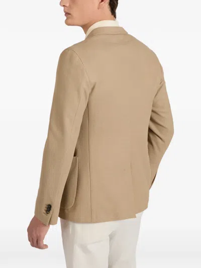 Slowear Single-breasted Blazer In Neutral