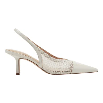Marc Fisher Ltd Gipsi Pointed Toe Slingback Pump In White