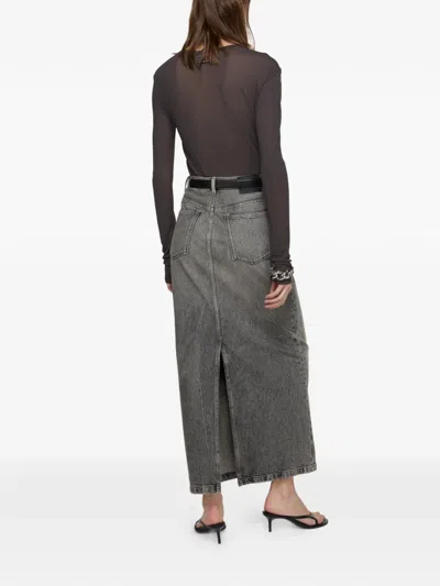 Acne Studios Long-sleeve Top In Brown