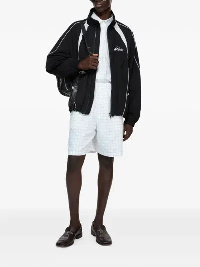 Acne Studios Logo-embroidered Jacket In Black