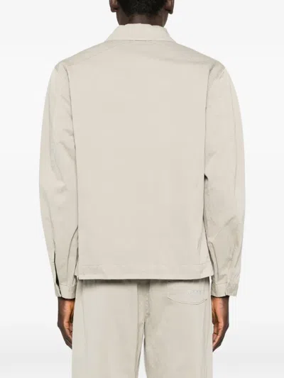 Massimo Osti Studio Logo-patch Pocket Jacket In Neutral