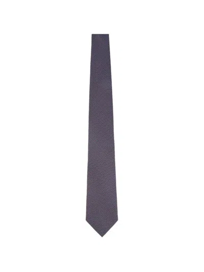Corneliani Patterned Tie In Purple