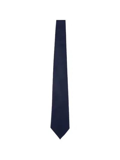 Corneliani Textured Tie In Blue