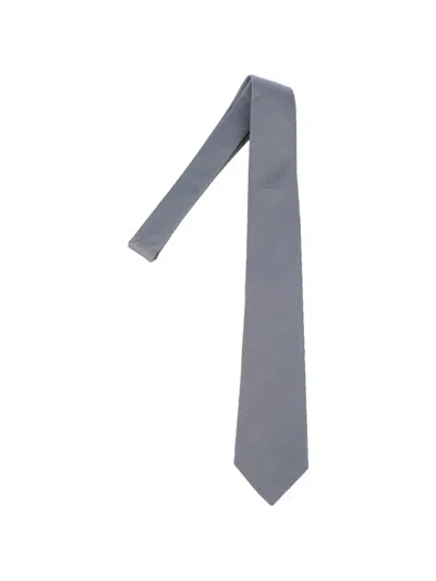 Corneliani Patterned Tie In Gray