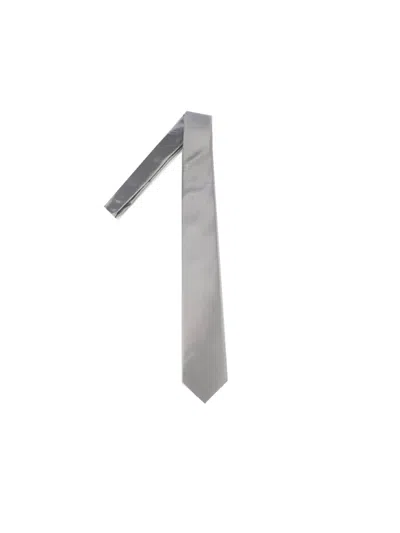 Corneliani Pearl Tie In Silver
