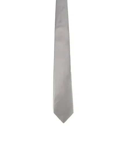 Corneliani Pearl Tie In Silver