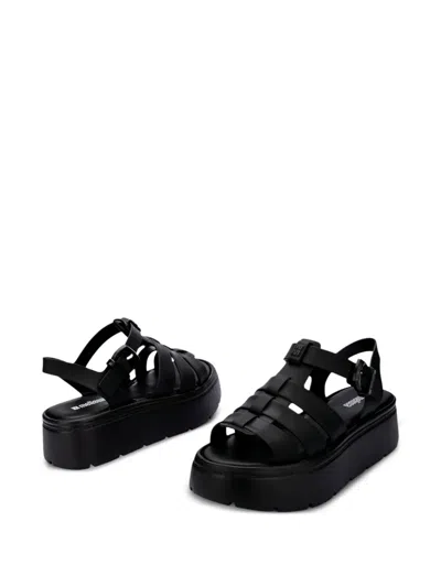Melissa Up Platform Strap Sandals In Black