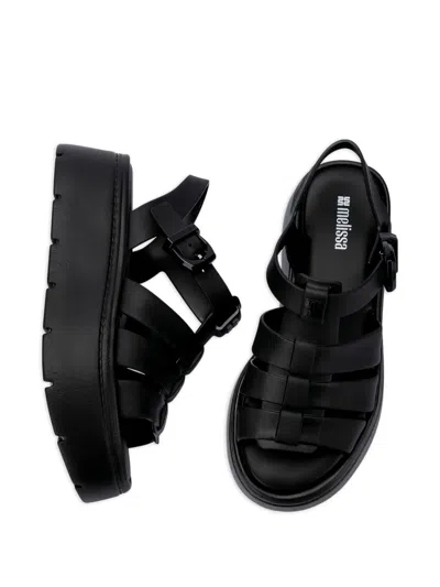 Melissa Up Platform Strap Sandals In Black