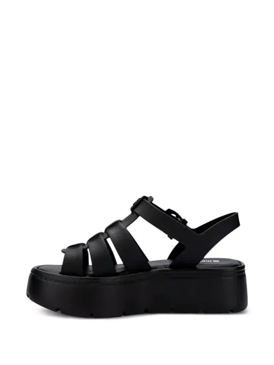 Melissa Up Platform Strap Sandals In Black