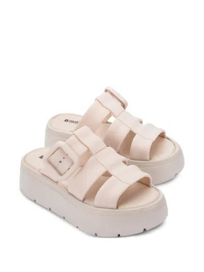 Melissa Pump Platform Sandals In Neutral