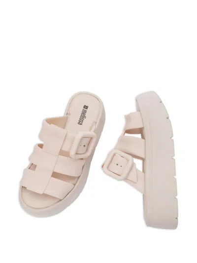 Melissa Pump Platform Sandals In Neutral