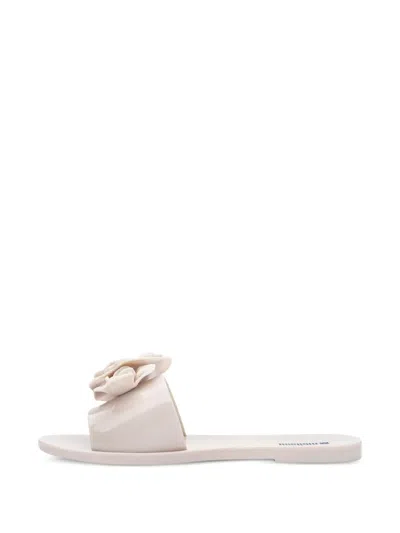 Melissa Babe Petals Slide Sandal In Neutral