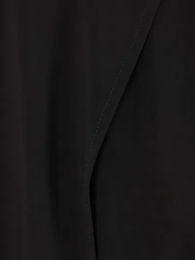 Plan C Scarf Blouse In Black