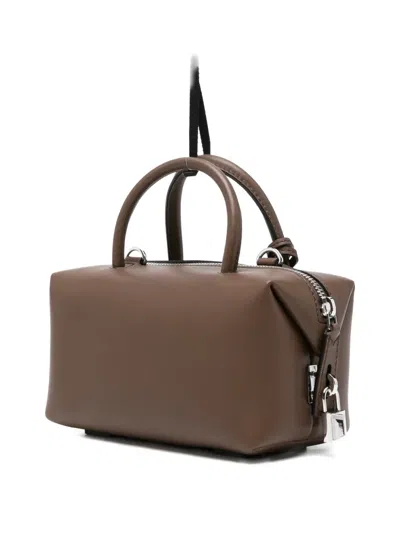 Max Mara Top Handle Satchel In Brown