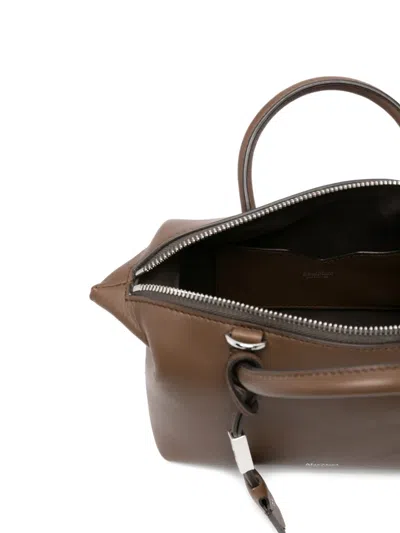 Max Mara Top Handle Satchel In Brown