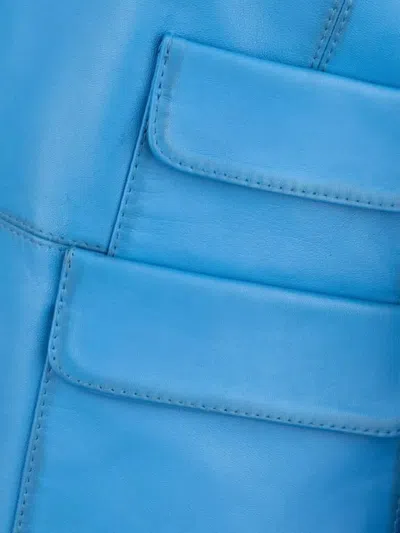 Iceberg Multiple-pocket Jacket In Blue