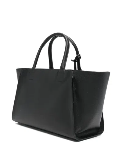 System Top Handle Tote Bag In Black