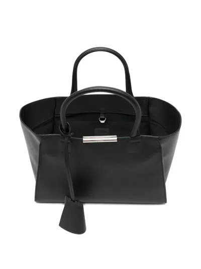 System Top Handle Tote Bag In Black