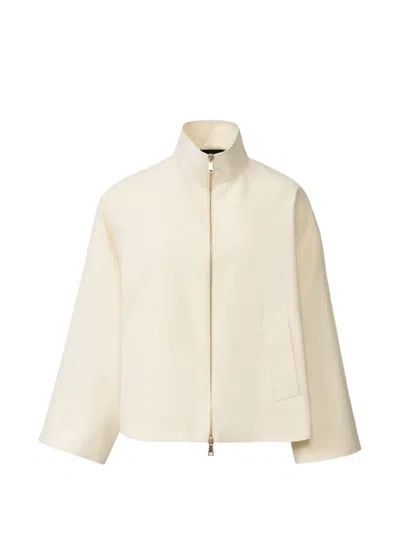 Fabiana Filippi Jacket Woman Color Butter In White