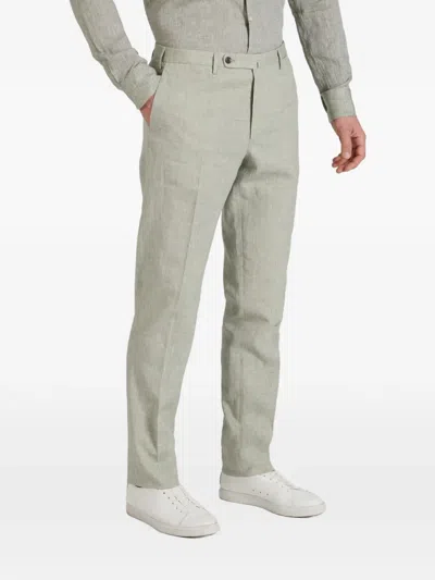 Slowear Buttoned Trousers In Green