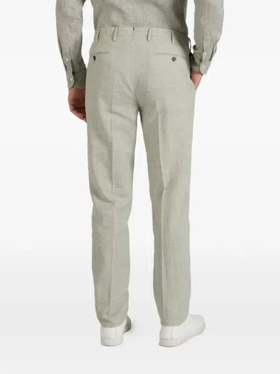 Slowear Buttoned Trousers In Green