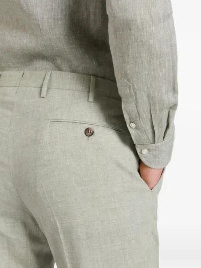 Slowear Buttoned Trousers In Green
