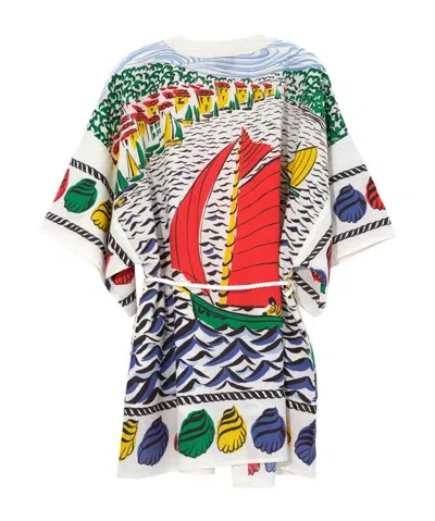 Echo New York Sail Away Robe In Multi
