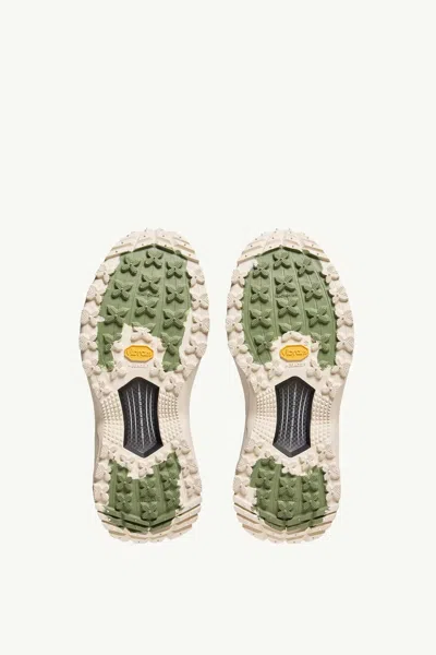 Moncler Two-tone Canvas Trailgrip Lite3 Sneakers In Neutral