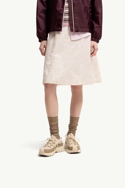 Moncler Two-tone Canvas Trailgrip Lite3 Sneakers In Neutral
