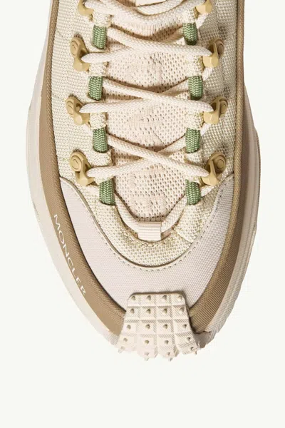 Moncler Two-tone Canvas Trailgrip Lite3 Sneakers In Neutral